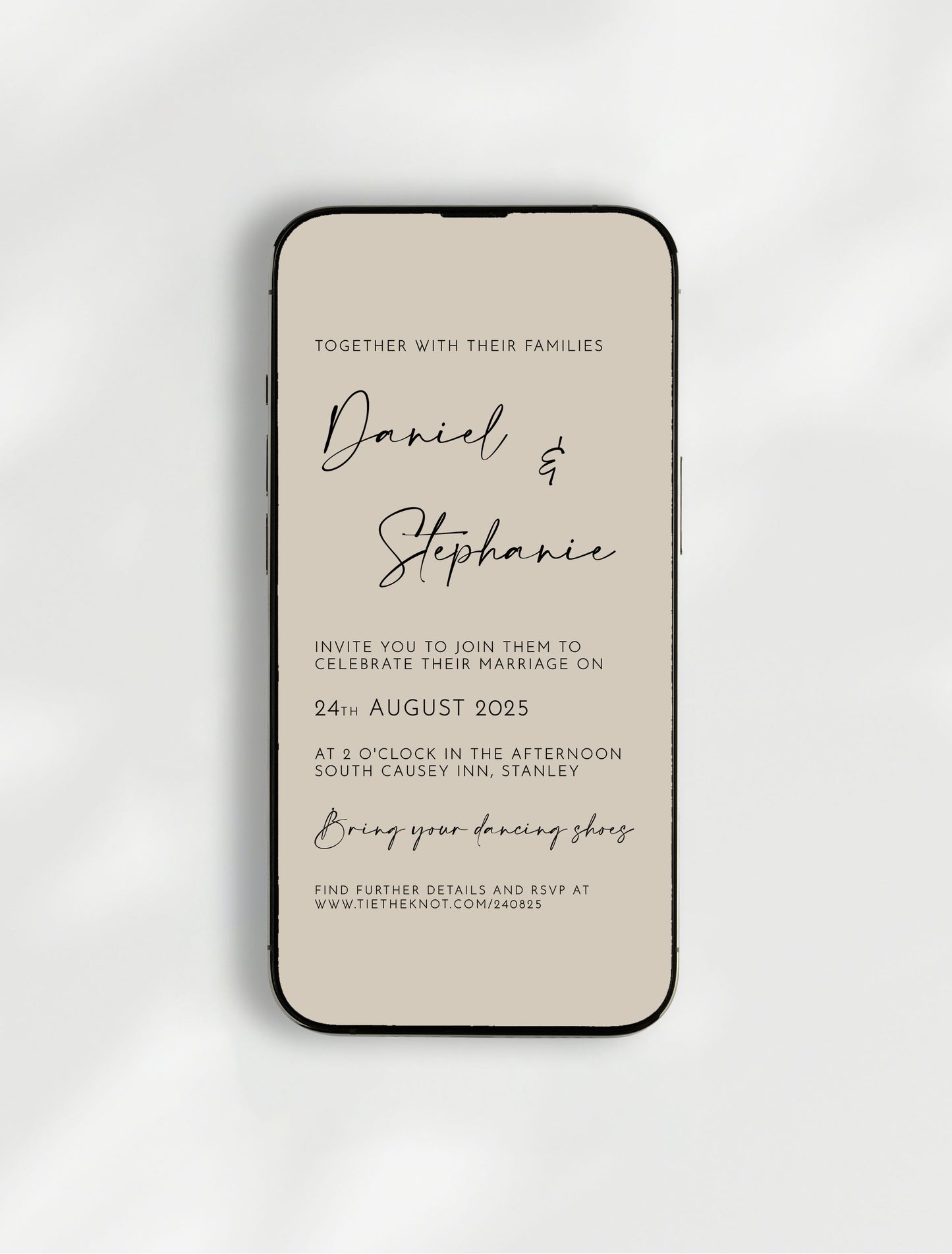 Maia Wedding Invitation | Digital E-Invite