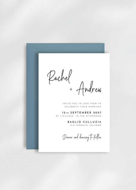 Hera Wedding Invitation | Day Guest