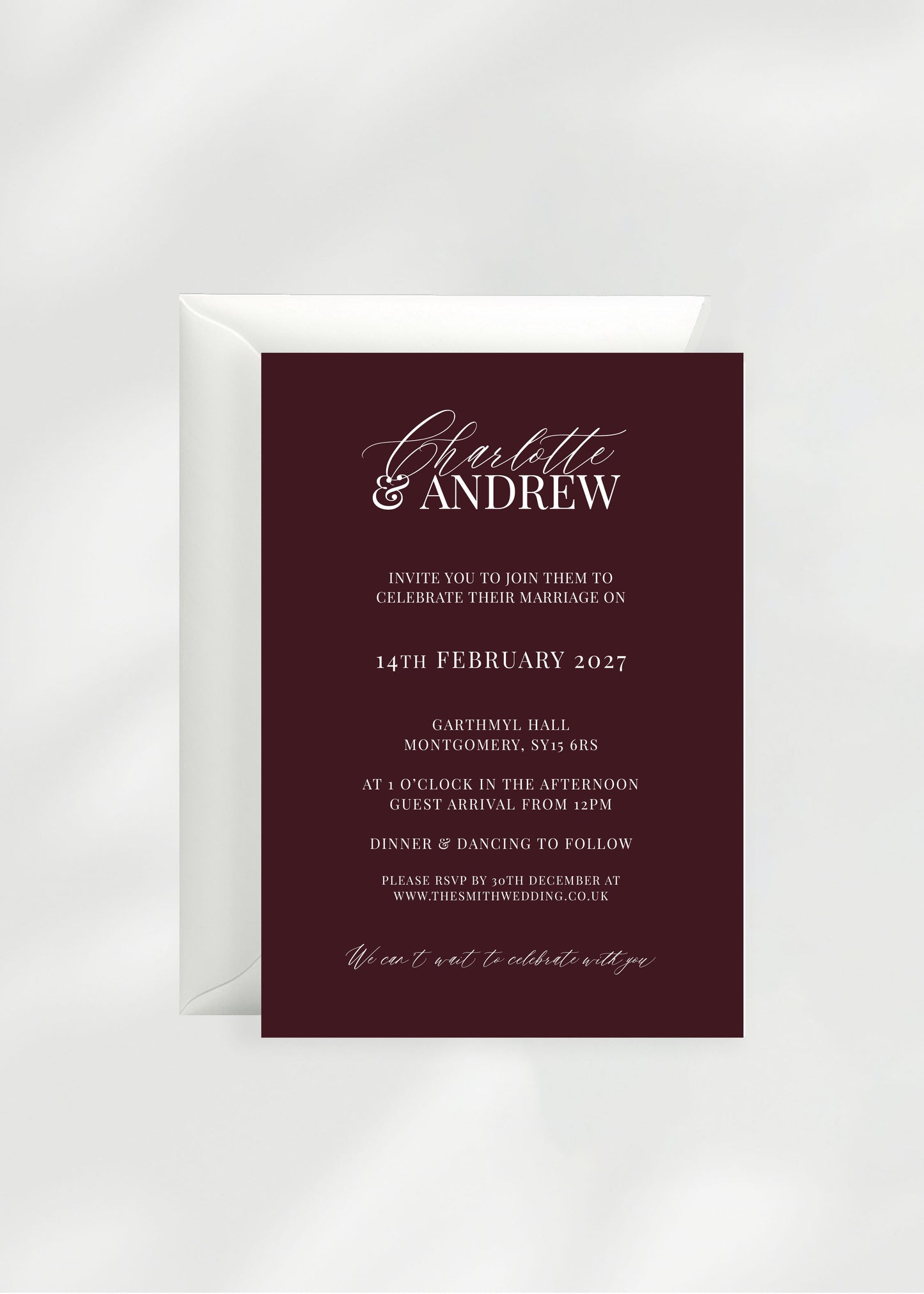Ophelia Wedding Invitation | Day Guest
