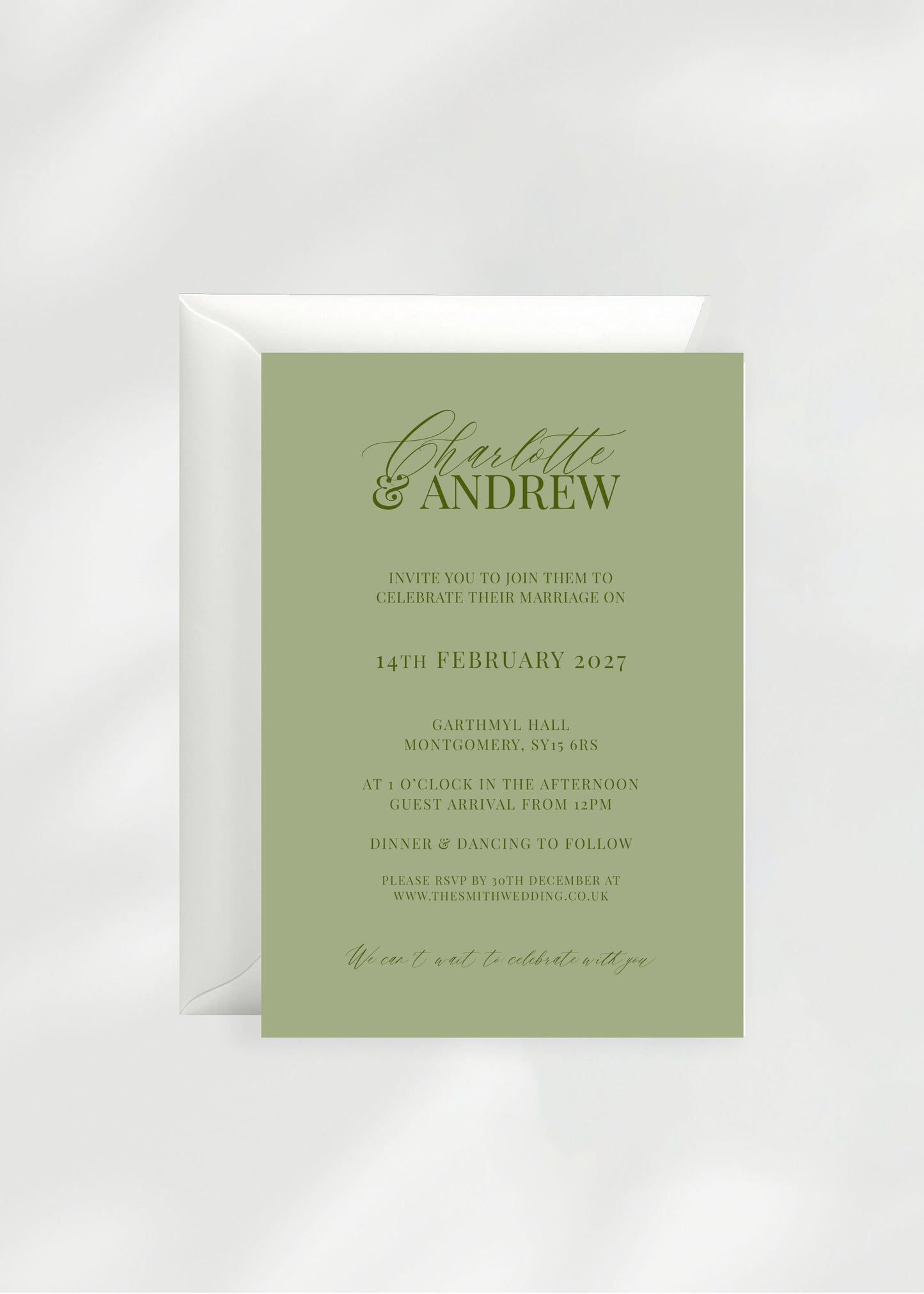 Ophelia Wedding Invitation | Day Guest
