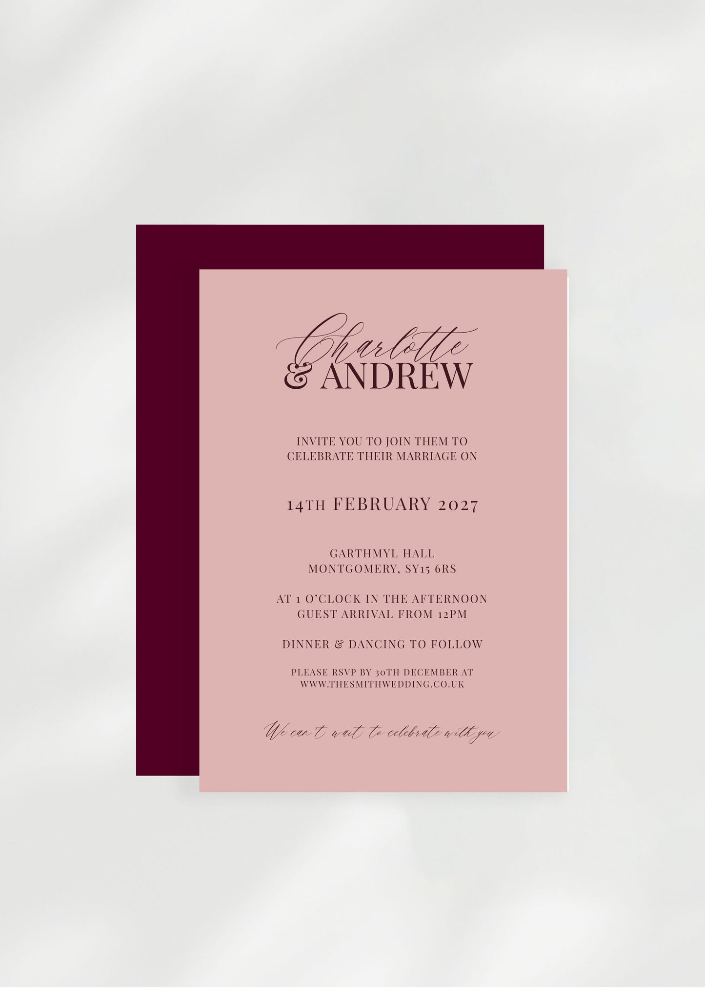 Ophelia Wedding Invitation | Day Guest