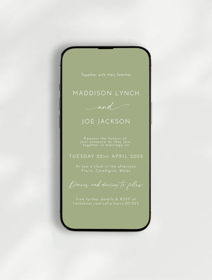 Odite Wedding Invitation | Digital E-Invite