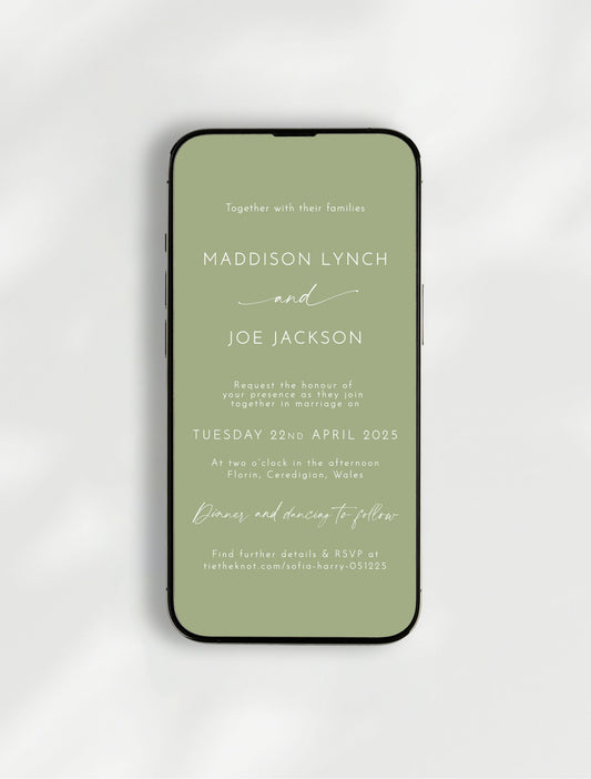 Odite Wedding Invitation | Digital E-Invite