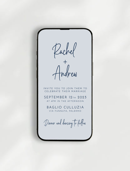 Hera Wedding Invitation | Digital E-Invite