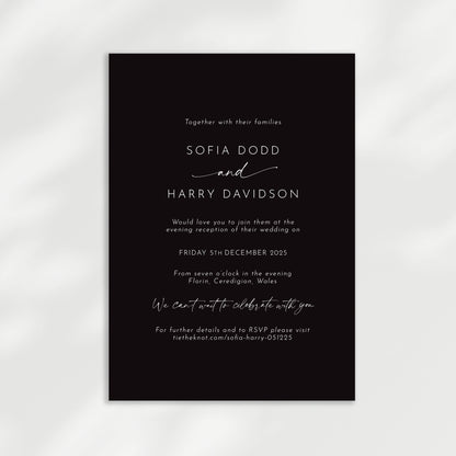 Odite Wedding Invitation | Evening Guest