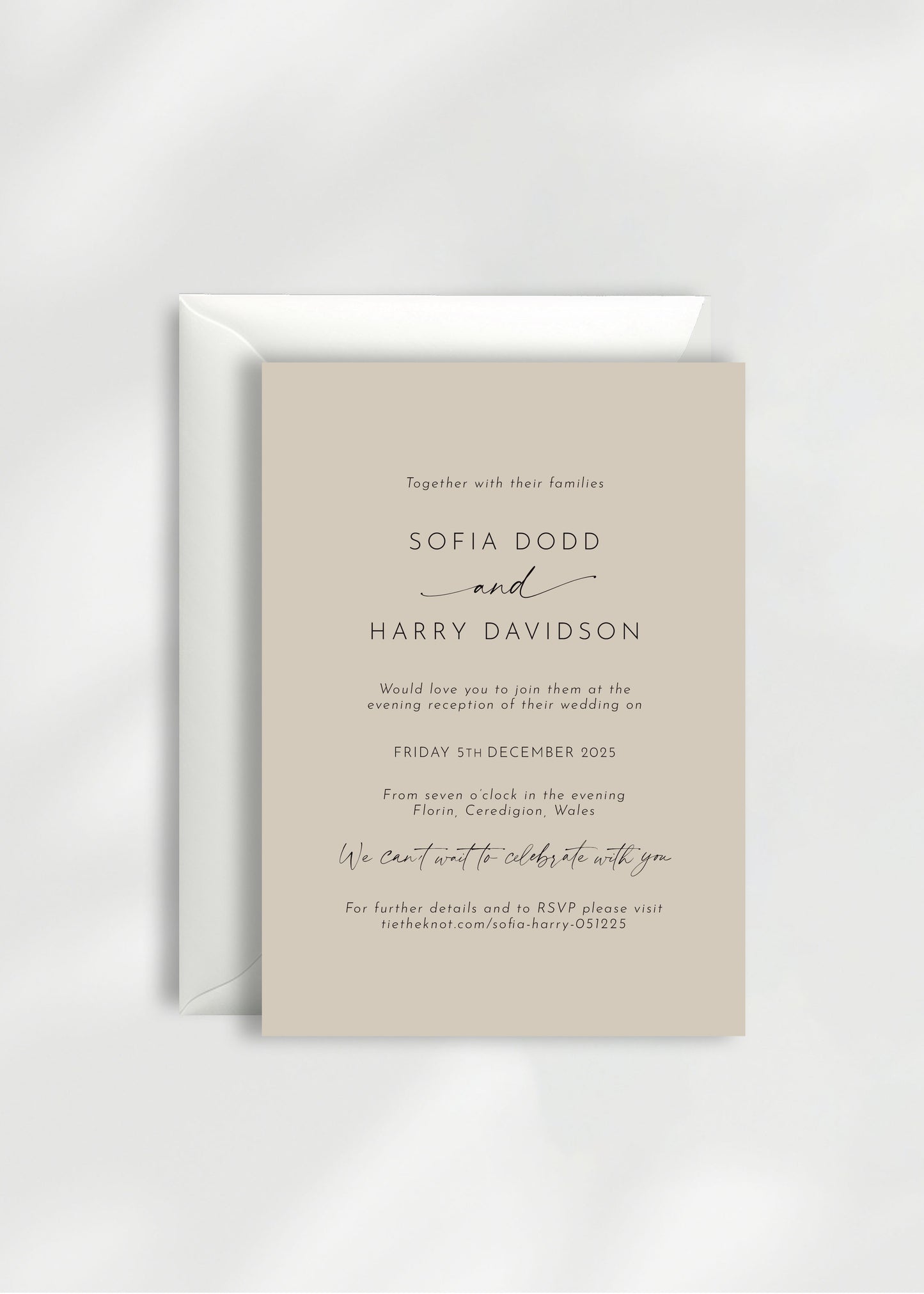 Odite Wedding Invitation | Evening Guest