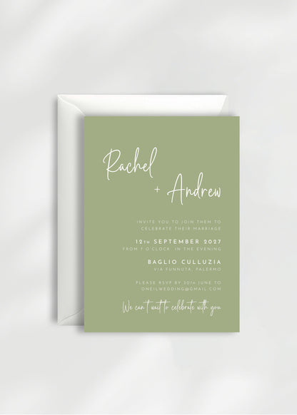 Hera Wedding Invitation | Evening Guest