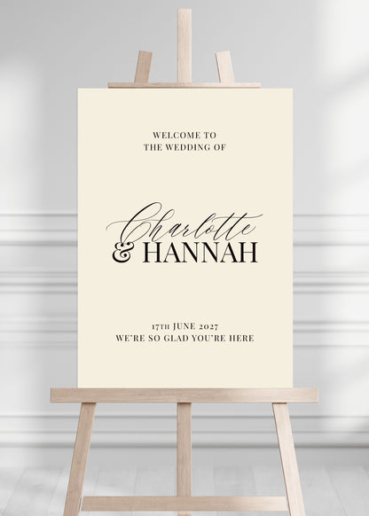 Ophelia Sign | Welcome Sign