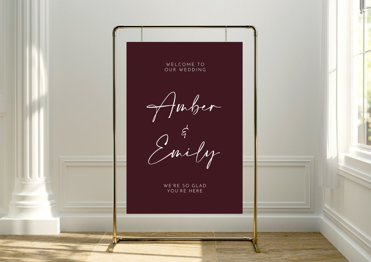 Maia Sign | Welcome Sign