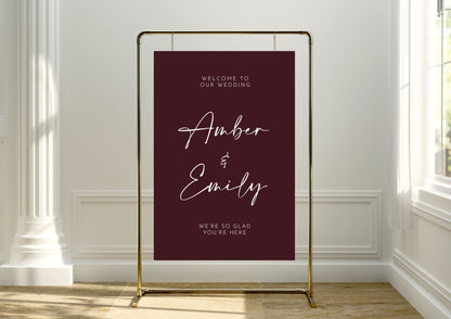 Maia Sign | Welcome Sign