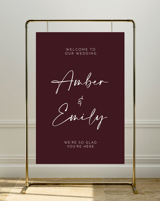 Maia Sign | Welcome Sign
