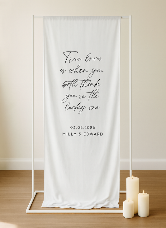 Hanging Sign Stand | Type F in White