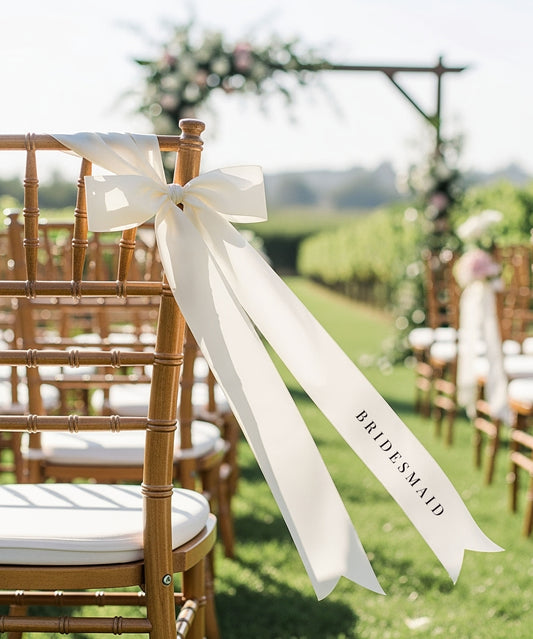 Personalised Reserved Seating Ribbons