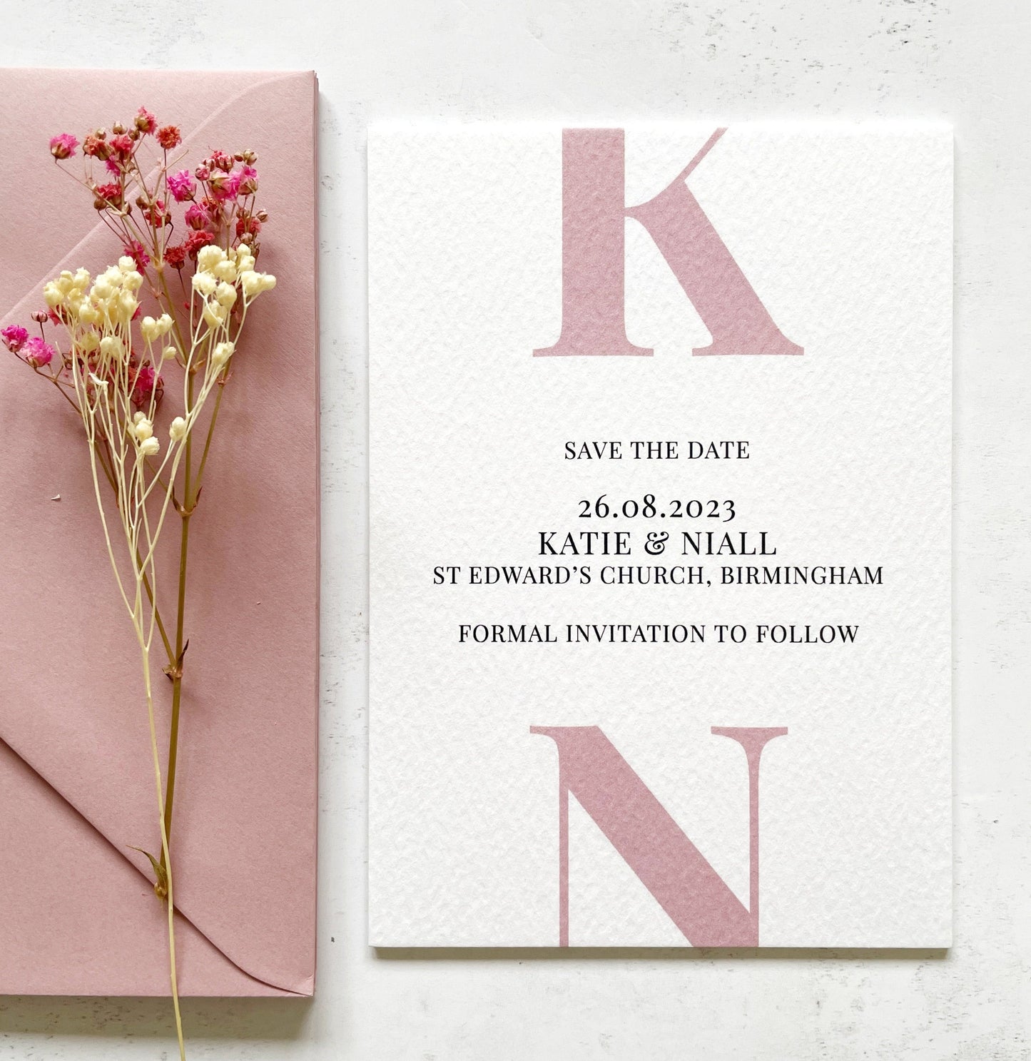 Premium Envelope - Dusky Pink